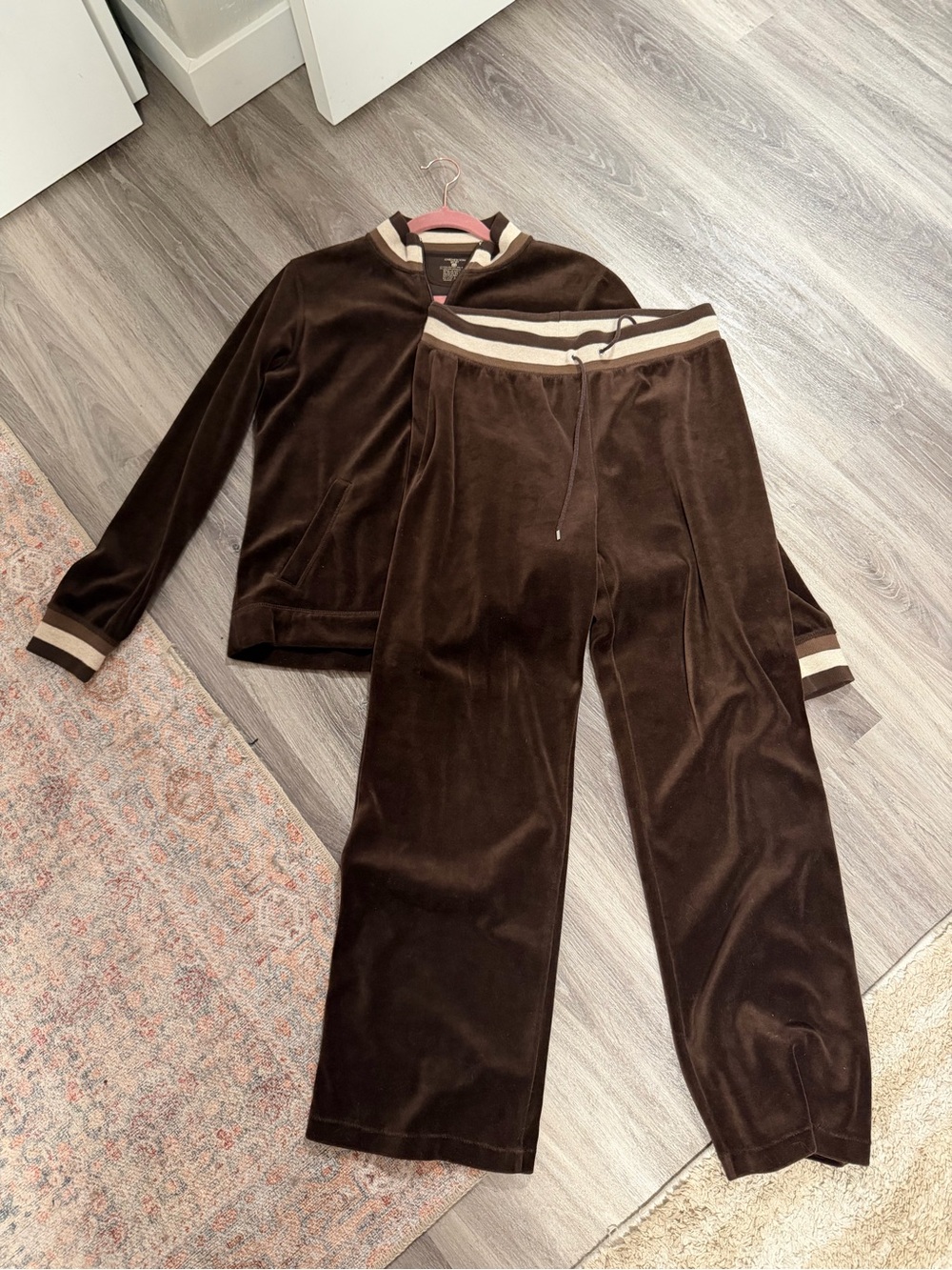 Jones New York Velour Track Set